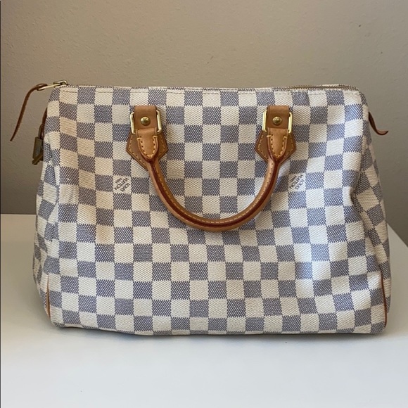 Louis Vuitton Handbags - Louis Vuitton Speedy 30 Damier Azur